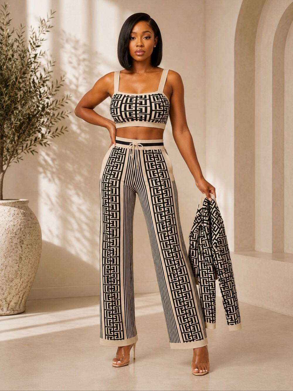 3 Piece Pants Set
